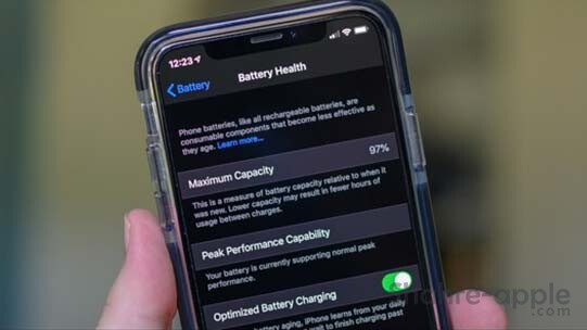 افزایش battery health